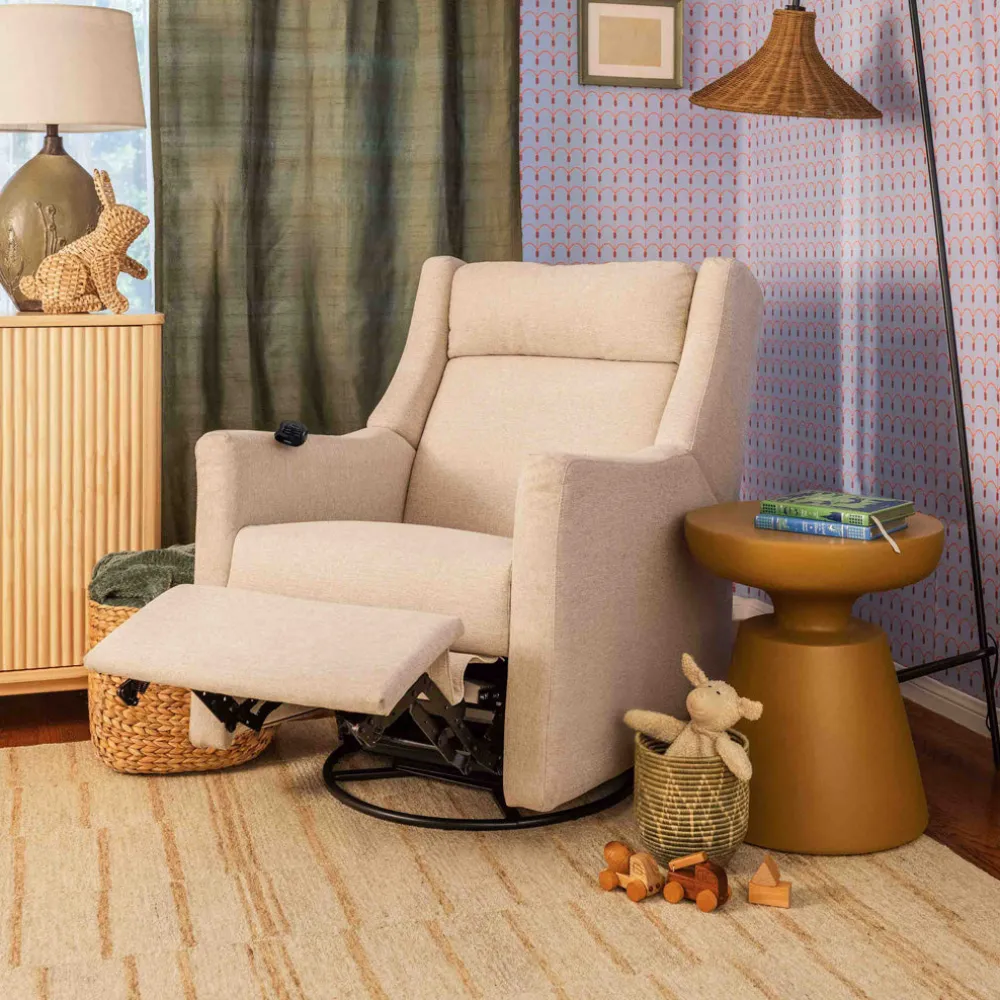 Kiwi Deluxe Power Recliner and Swivel Glider with Heat and Massage