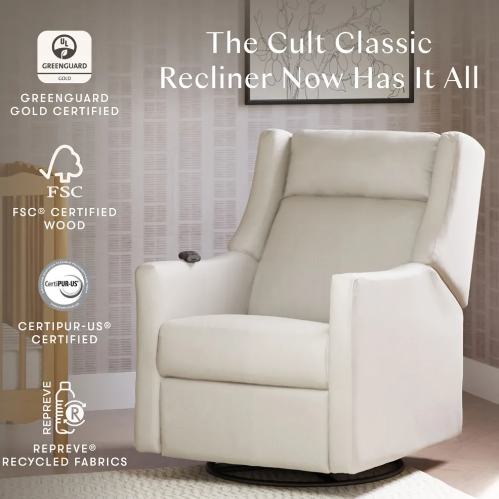 Kiwi Deluxe Power Recliner and Swivel Glider with Heat and Massage