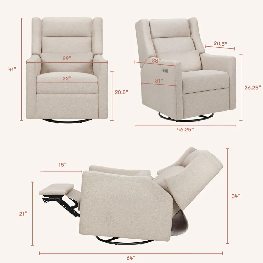 Kiwi Plus Power Recliner & Swivel Glider