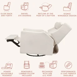 Kiwi Plus Power Recliner & Swivel Glider