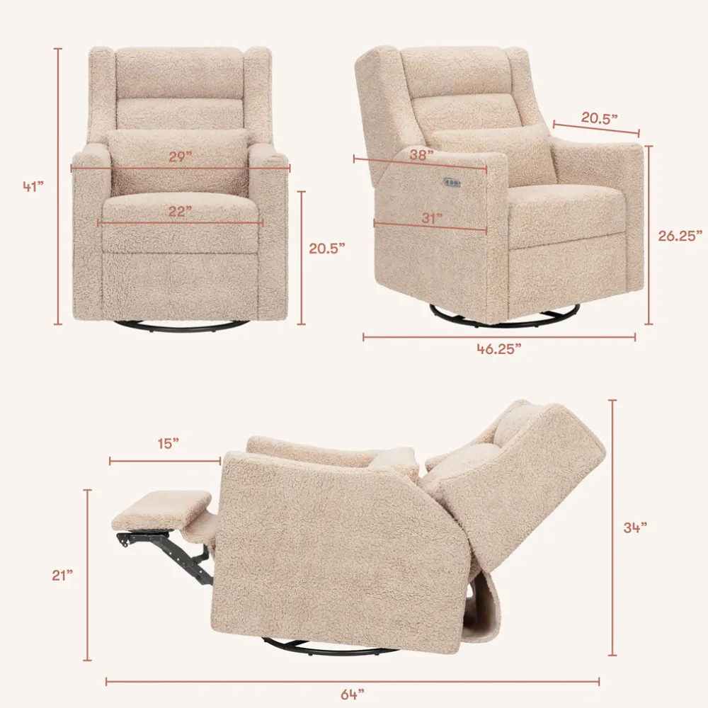 Kiwi Plus Power Recliner & Swivel Glider