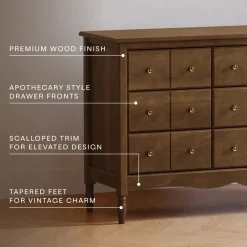 Liberty 9-Drawer Assembled Dresser