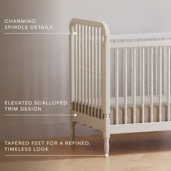 Liberty 3-in-1 Convertible Spindle Crib + Toddler Bed Conversion Kit