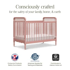 Liberty 3-in-1 Convertible Spindle Crib + Toddler Bed Conversion Kit