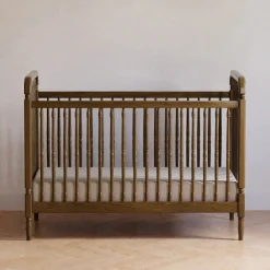 Liberty 3-in-1 Convertible Spindle Crib + Toddler Bed Conversion Kit