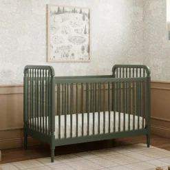 Liberty 3-in-1 Convertible Spindle Crib + Toddler Bed Conversion Kit