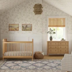 Liberty 3-in-1 Convertible Spindle Crib + Toddler Bed Conversion Kit
