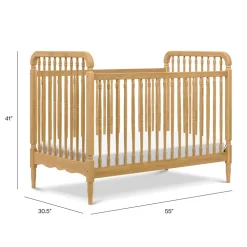 Liberty 3-in-1 Convertible Spindle Crib + Toddler Bed Conversion Kit