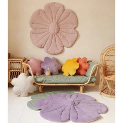 Linen Flower Mat