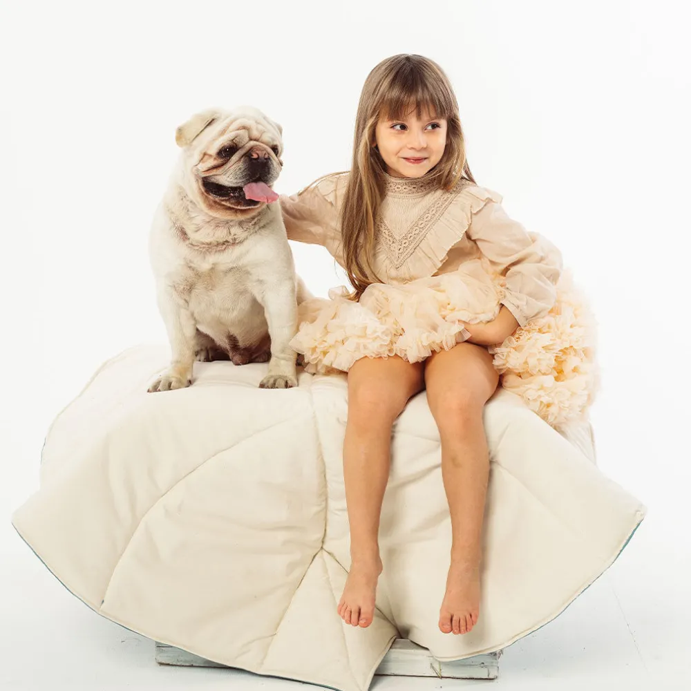 Linen Leaf Mat