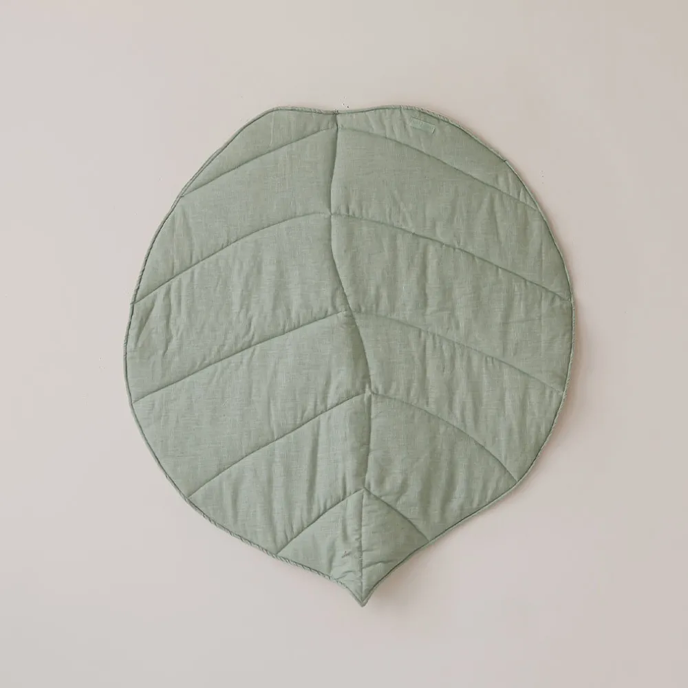 Linen Leaf Mat