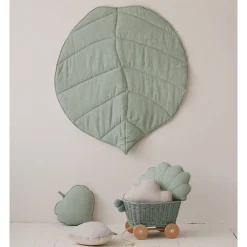 Linen Leaf Mat