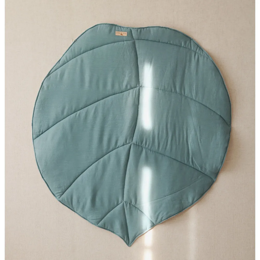 Linen Leaf Mat