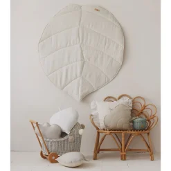 Linen Leaf Mat