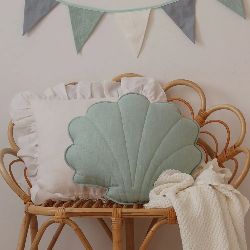 Linen Shell Pillow