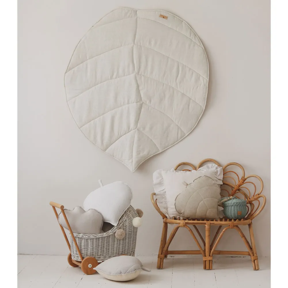 Linen Teepee Tent and Mat Set