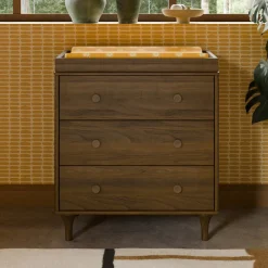 Lolly 3-Drawer Compact Changer Dresser with Removable Changing Tray (34