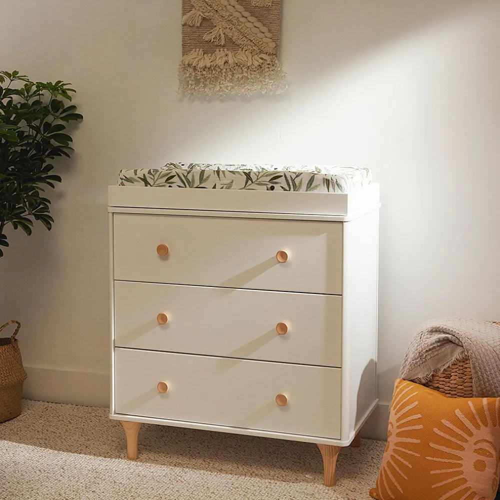 Lolly 3-Drawer Compact Changer Dresser with Removable Changing Tray (34")