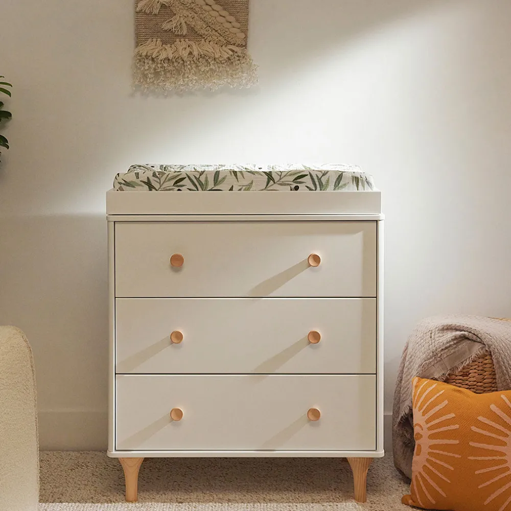 Lolly 3-Drawer Compact Changer Dresser with Removable Changing Tray (34")
