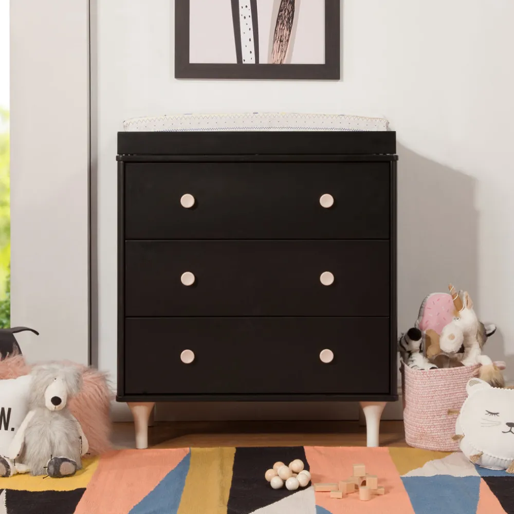 Lolly 3-Drawer Compact Changer Dresser with Removable Changing Tray (34")