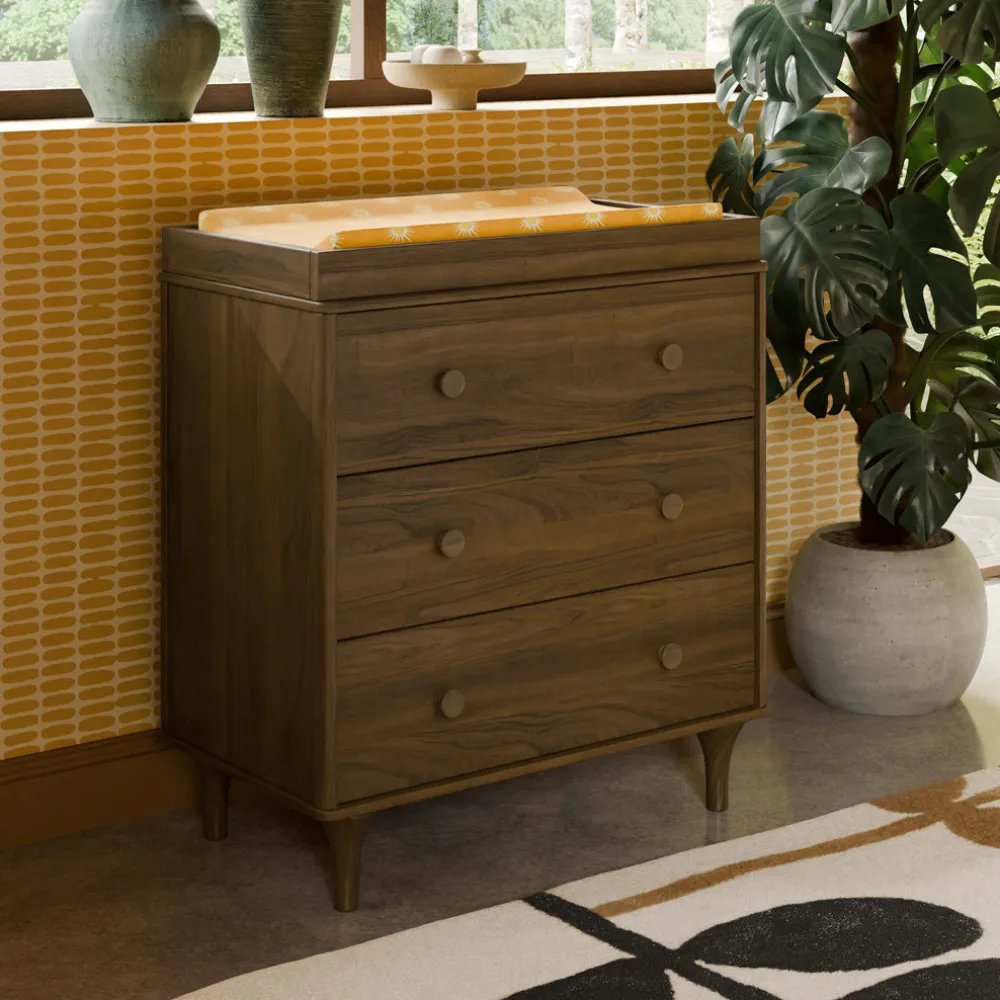 Lolly 3-Drawer Compact Changer Dresser with Removable Changing Tray (34")