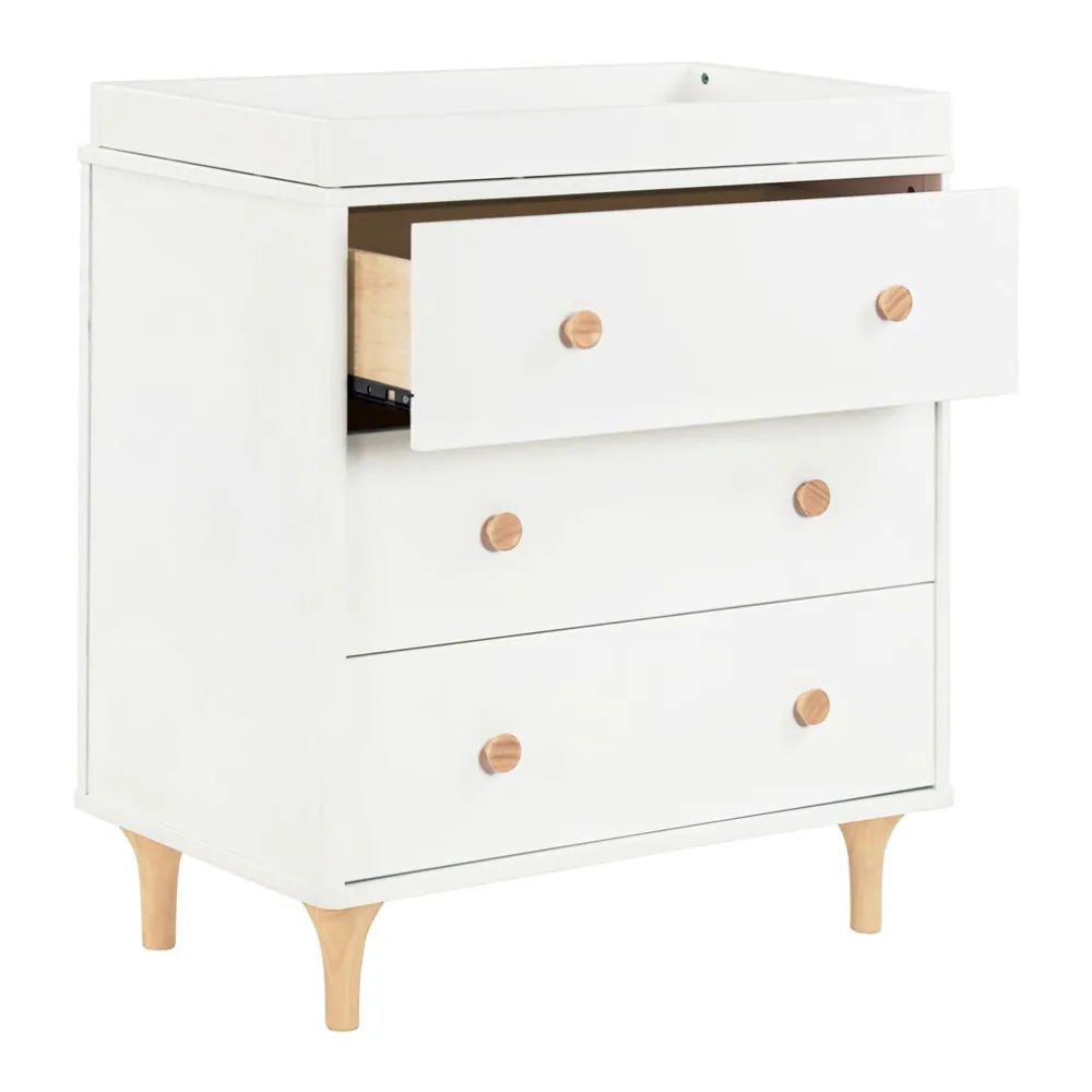 Lolly 3-Drawer Compact Changer Dresser with Removable Changing Tray (34")