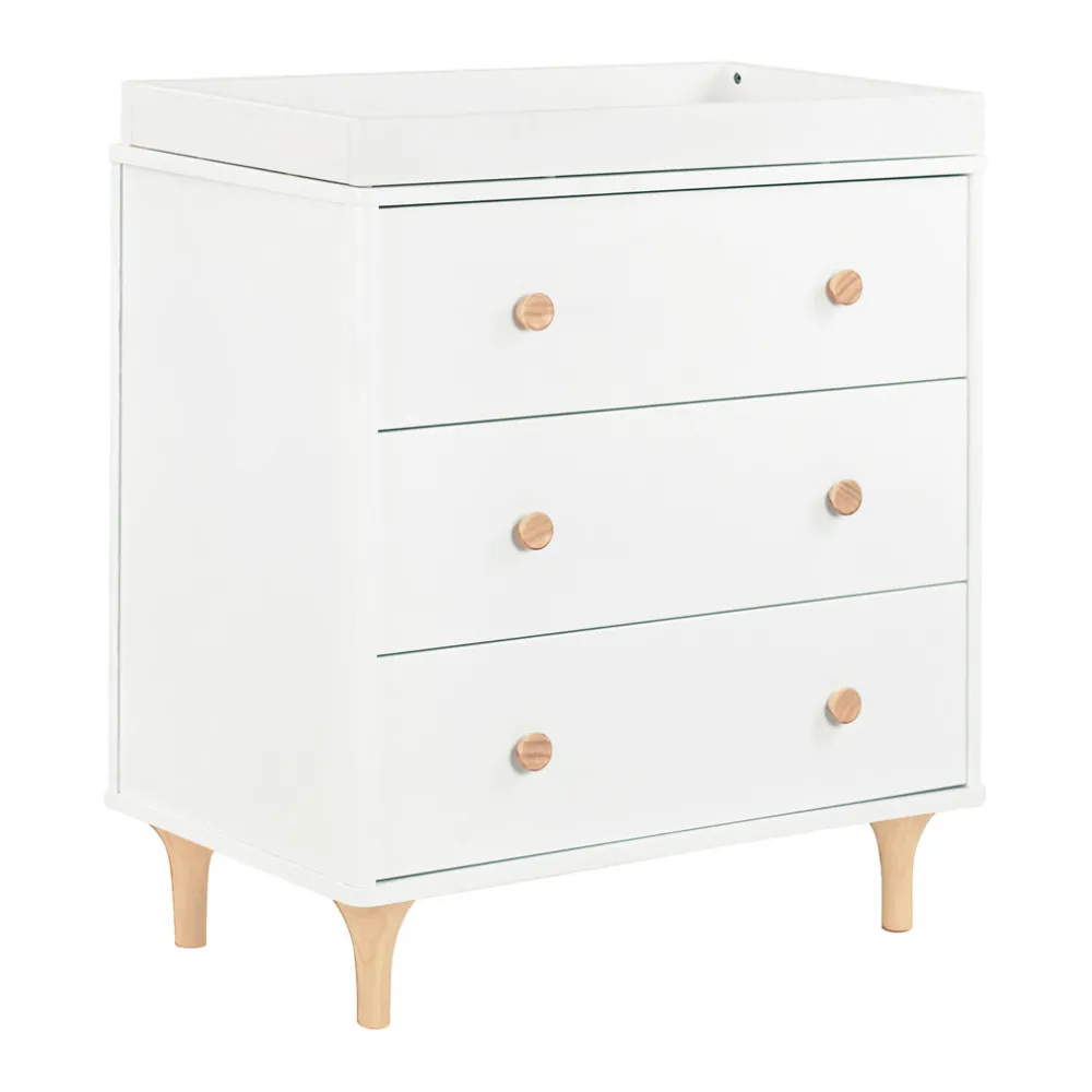 Lolly 3-Drawer Compact Changer Dresser with Removable Changing Tray (34")