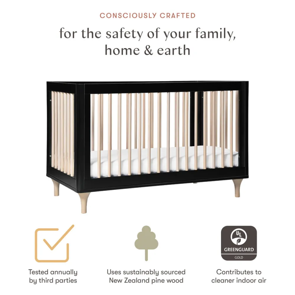 Lolly 3-in-1 Convertible Crib + Toddler Bed Conversion Kit