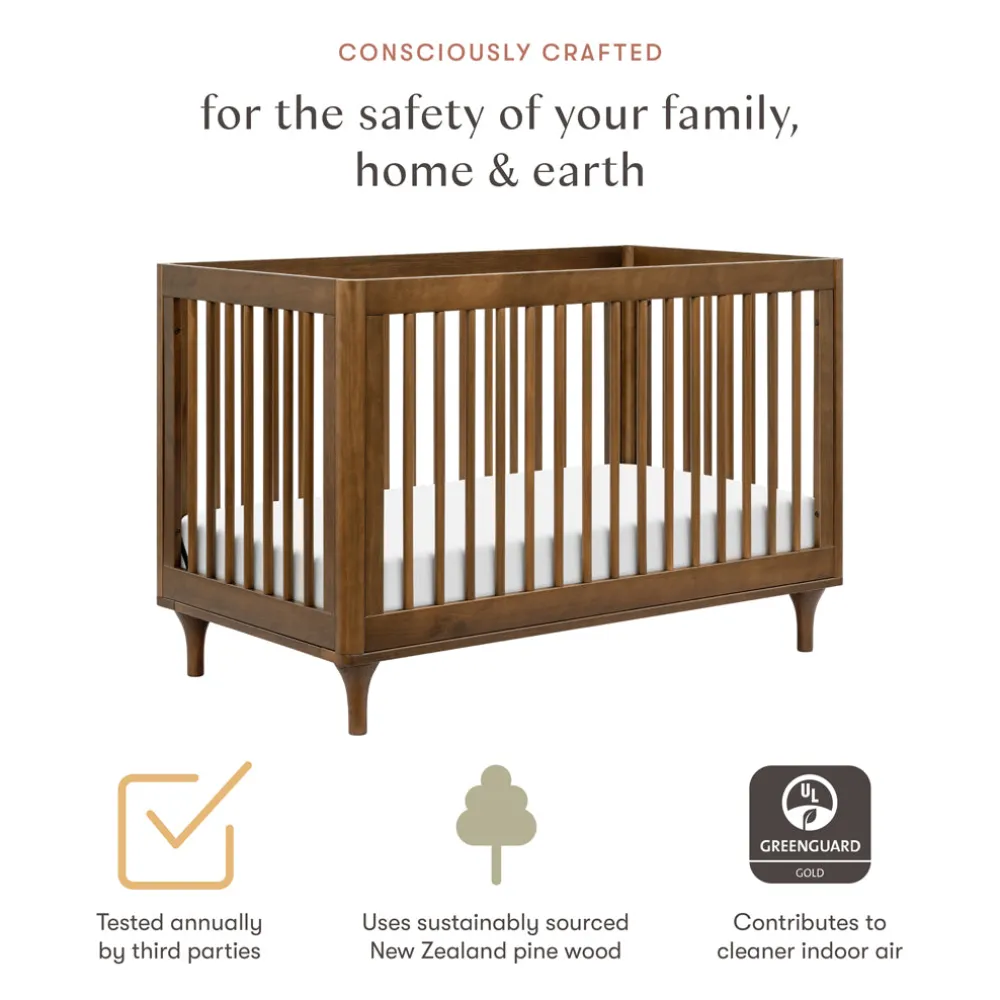Lolly 3-in-1 Convertible Crib + Toddler Bed Conversion Kit