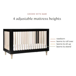 Lolly 3-in-1 Convertible Crib + Toddler Bed Conversion Kit