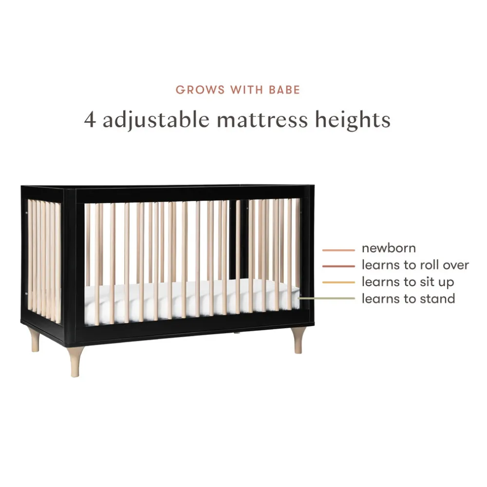 Lolly 3-in-1 Convertible Crib + Toddler Bed Conversion Kit