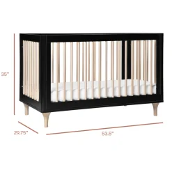 Lolly 3-in-1 Convertible Crib + Toddler Bed Conversion Kit