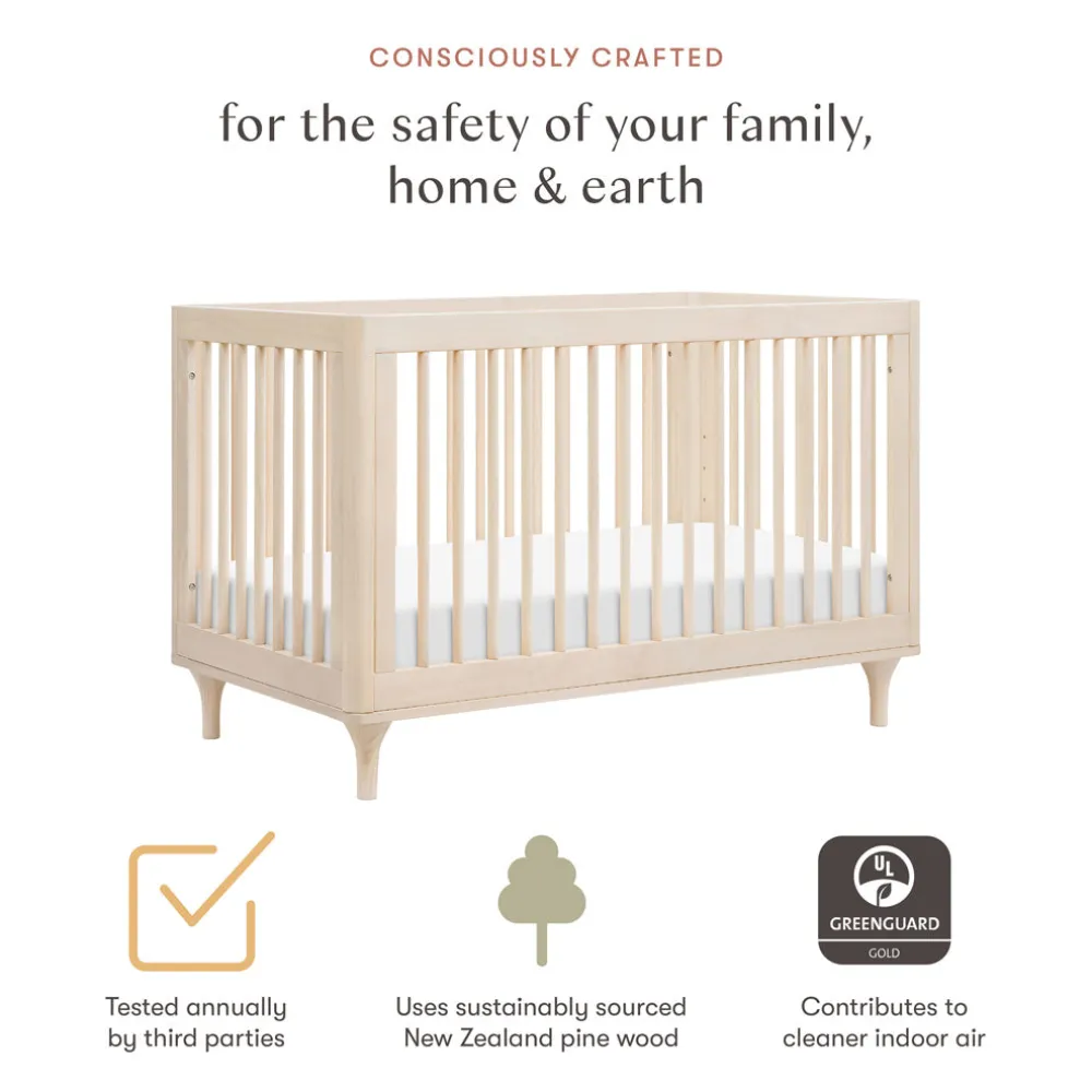 Lolly 3-in-1 Convertible Crib + Toddler Bed Conversion Kit
