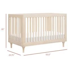 Lolly 3-in-1 Convertible Crib + Toddler Bed Conversion Kit
