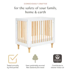 Lolly 4-in-1 Convertible Mini Crib