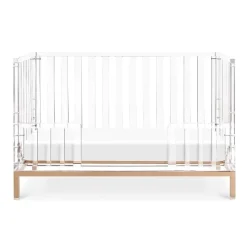 Luma Crib in Acrylic and Rose Gold