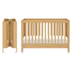 Maki Portable Folding Crib + Conversion Kit
