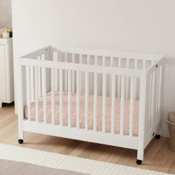 Maki Portable Folding Crib + Conversion Kit