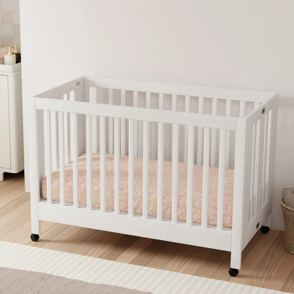 Maki Portable Folding Crib + Conversion Kit