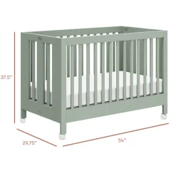 Maki Portable Folding Crib + Conversion Kit