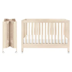 Maki Portable Folding Crib + Conversion Kit