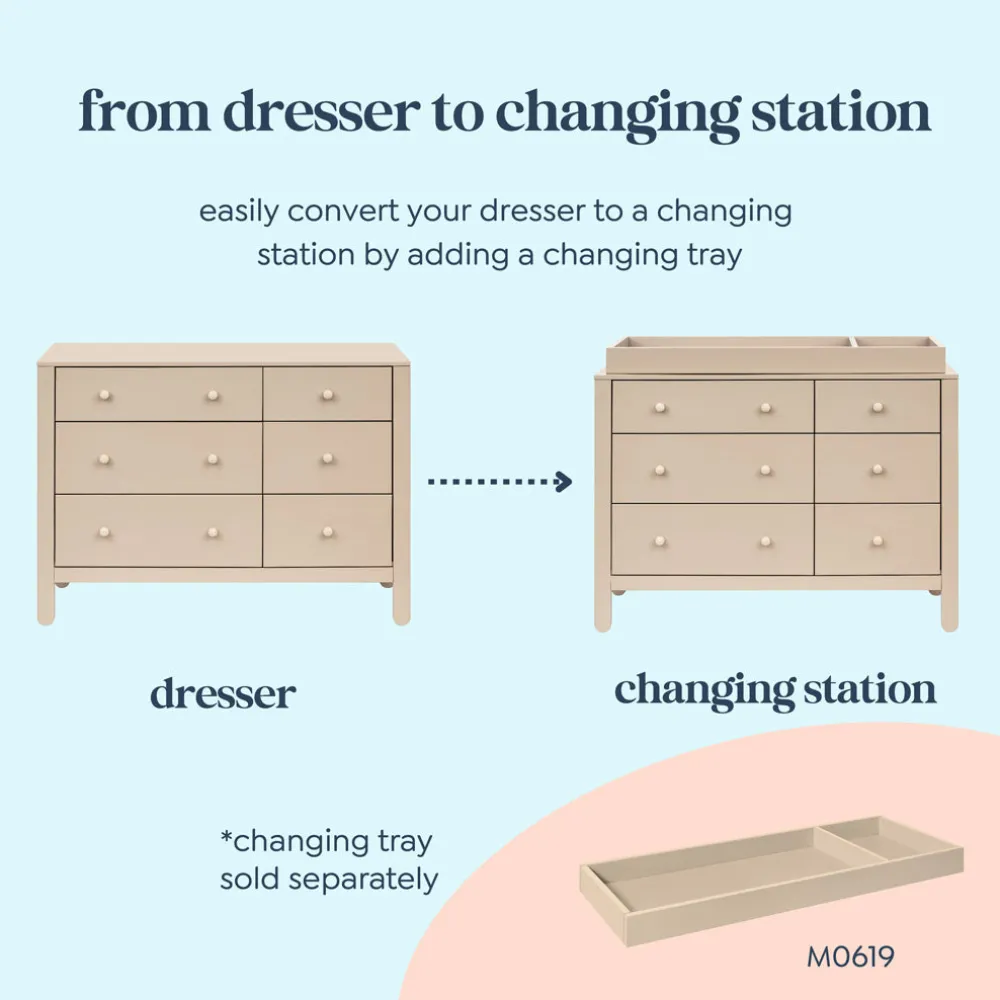 Marisol 6-Drawer Dresser