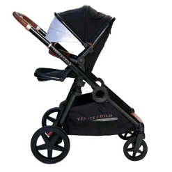 Maverick Single to Double Stroller With Toddler Seat
