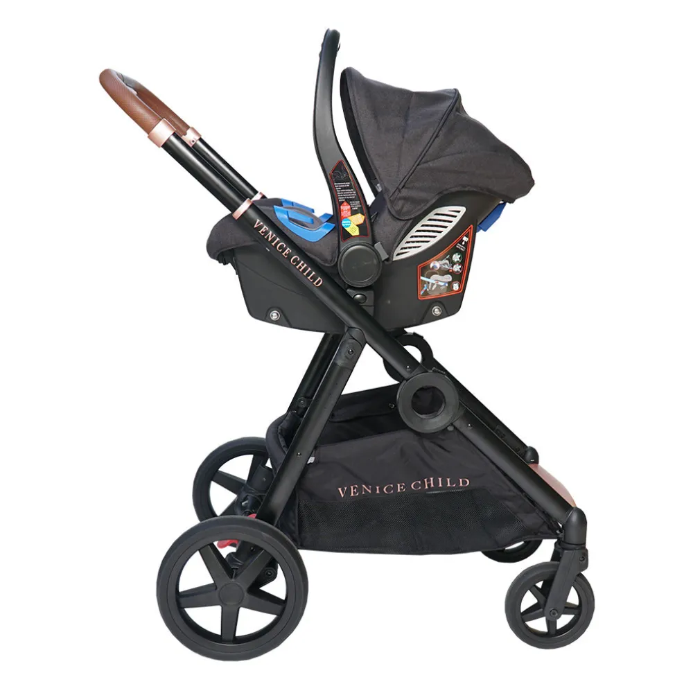 Maverick Single to Double Stroller With Toddler Seat