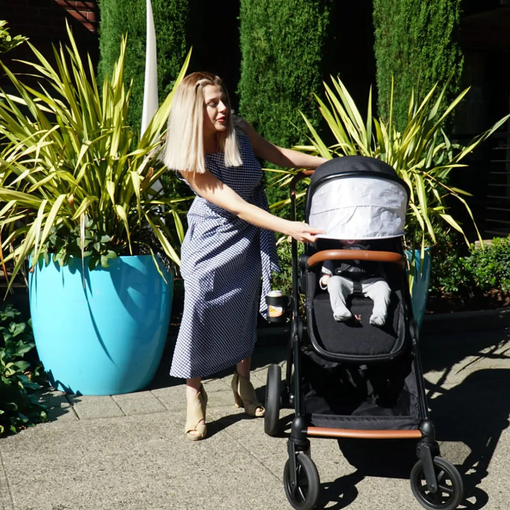 Maverick Single to Double Stroller With Toddler Seat
