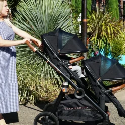 Maverick Single to Double Stroller With Two Toddler Seats