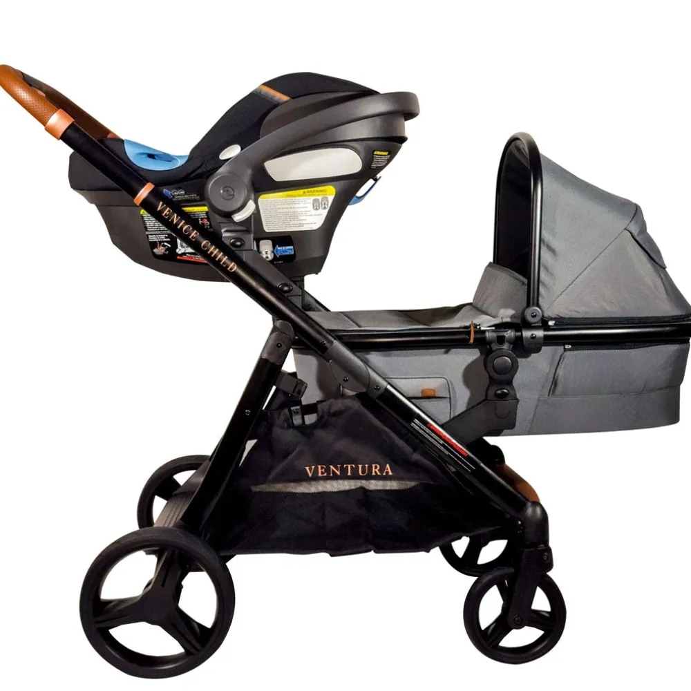 Maverick & Ventura Stroller Infant Car Seat Adapters for Nuna, Maxi-Cosi Mico, Cybex & Clek