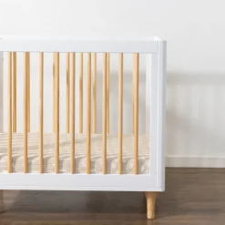 Mini Crib Sheet In GOTS Certified Organic Muslin Cotton