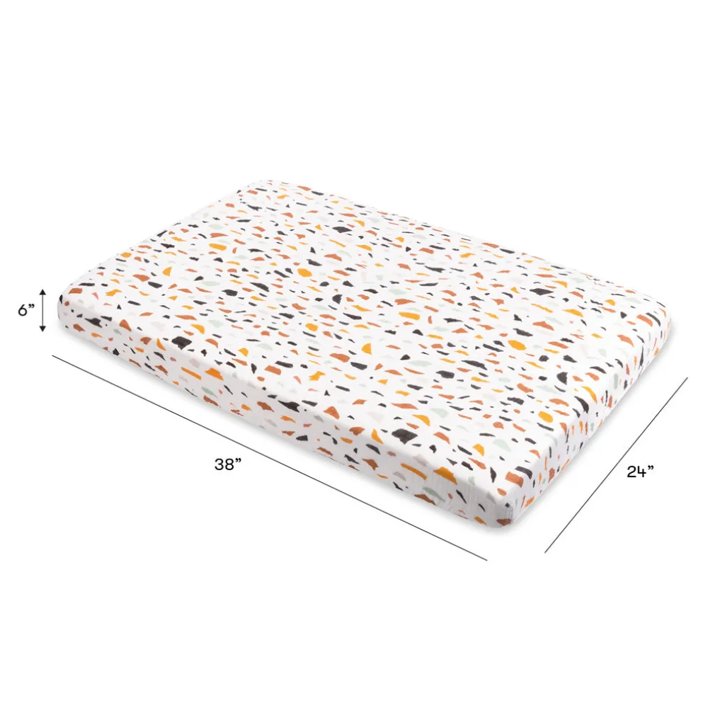 Mini Crib Sheet In GOTS Certified Organic Muslin Cotton