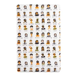 Mini Crib Sheet In GOTS Certified Organic Muslin Cotton
